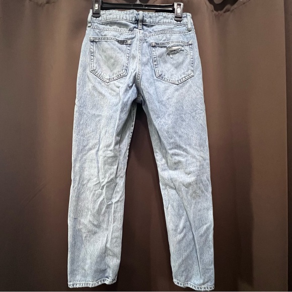 Altar'D State jeans, Molly, Mid Rise, Distressed Straight in Light Wash - Picture 2 of 6